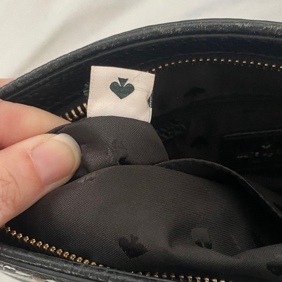 Kate Spade Striped Black and Cream Crossbody Bag - Picture 11 of 12